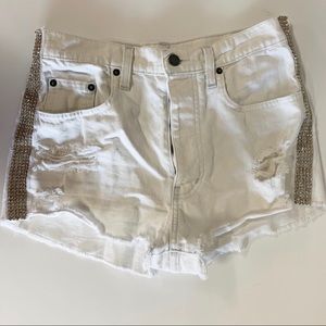Bedazzled Jean Shorts
